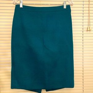 J. Crew no. 2 wool pencil skirt in green 6